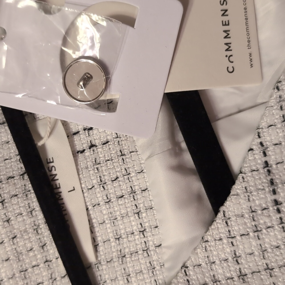 Commense Monochrome Grid Blazer - Picture 5 of 6